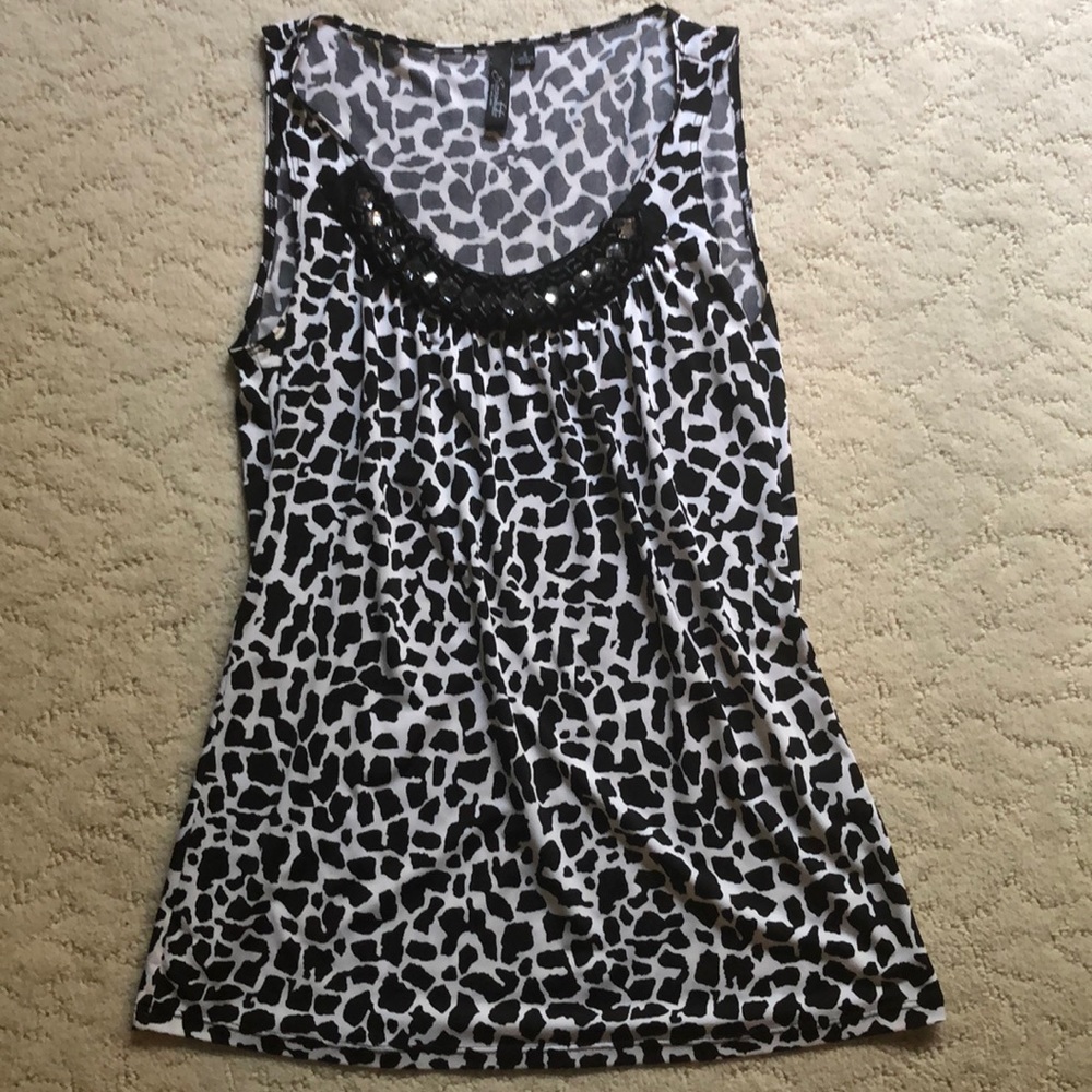 Animal print top